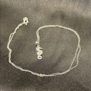 Lady’s Sterling Seahorse Pendant and Chain